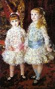 Pierre-Auguste Renoir Pink and Blue - The Cahen d'Anvers Girls oil painting